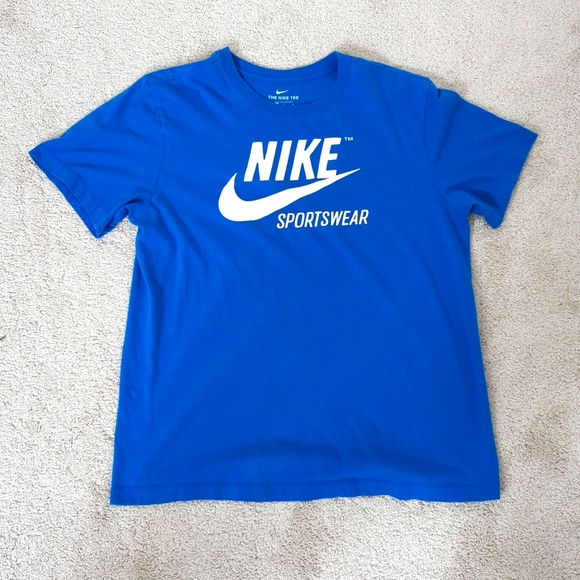 Nike - Men's Sportswear T Shirt Blue - Picture 1 of 4